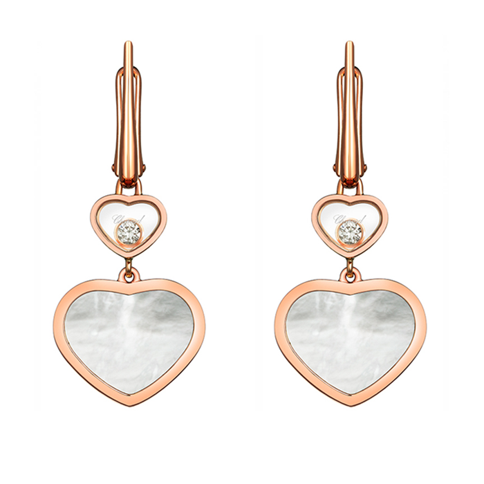 Серьги Chopard Happy Hearts