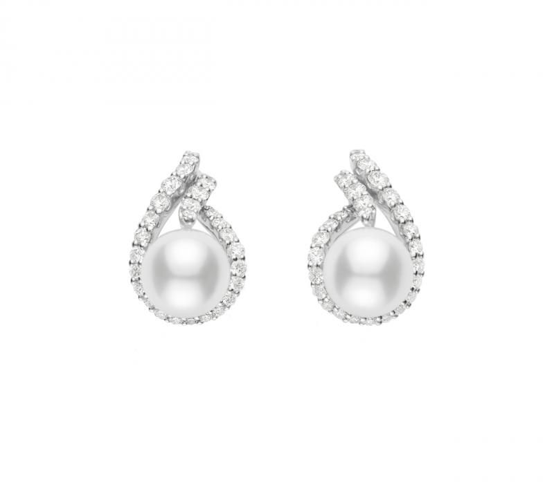 Серьги Mikimoto Classic