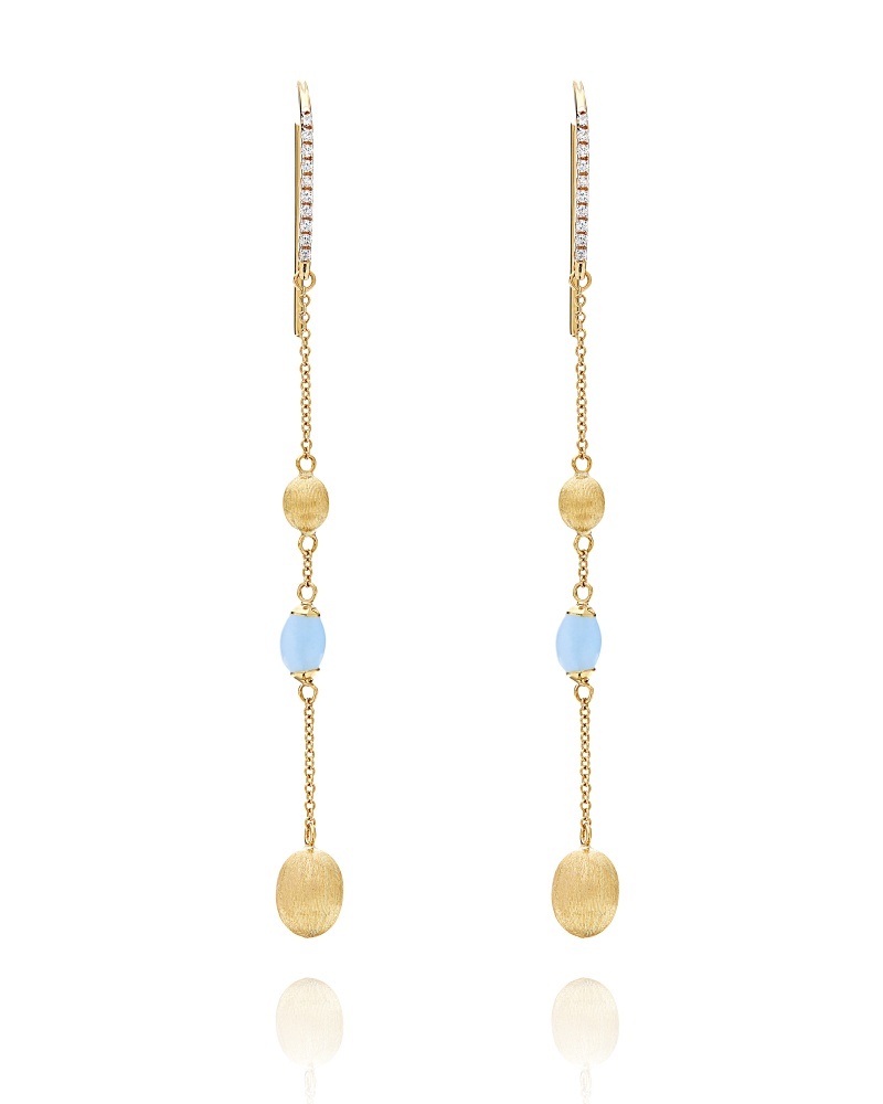 Серьги Nanis Dancing in the Rain Acquamarine
