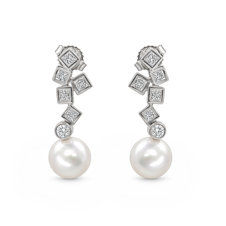 Серьги Mikimoto