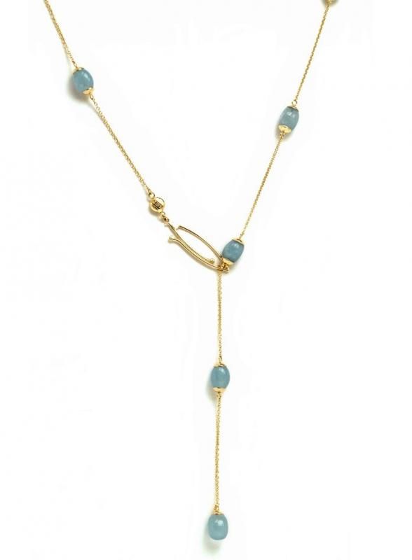 Колье Nanis Dancing in the Rain Aquamarine