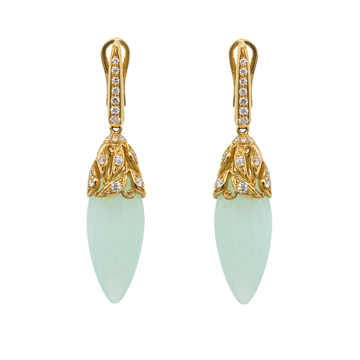  Серьги Luca Carati Leaves