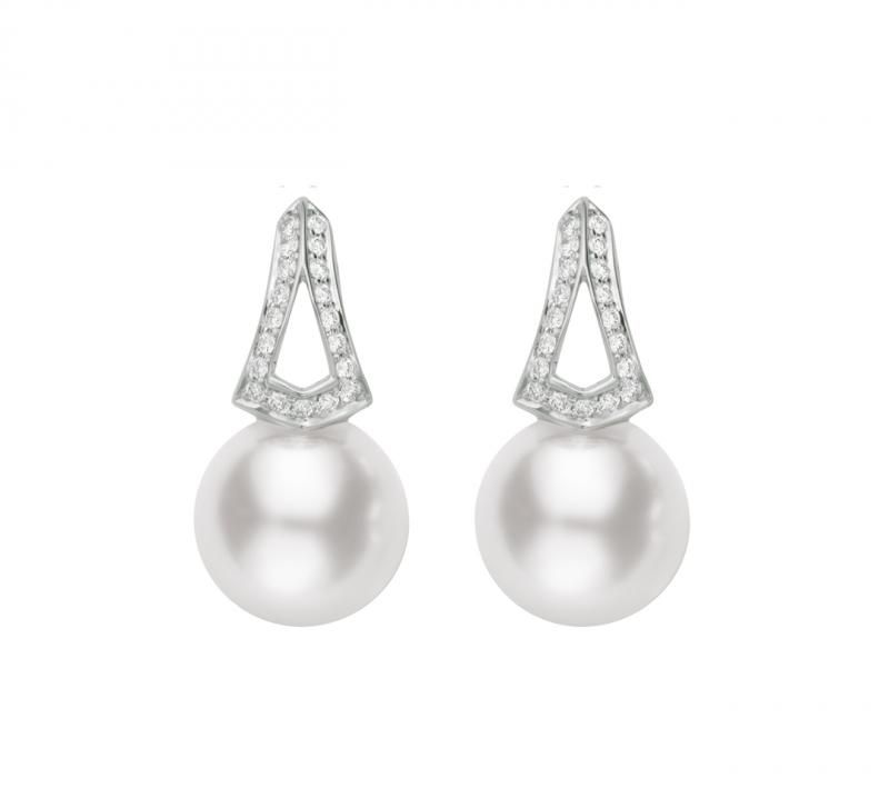 Серьги Mikimoto Classic