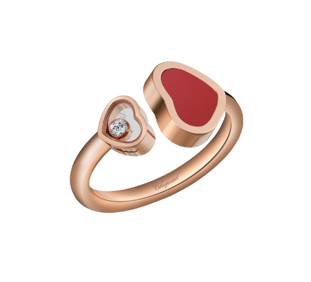 Кольцо Chopard Happy Hearts