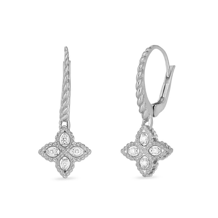 Серьги Roberto Coin Princess Flower