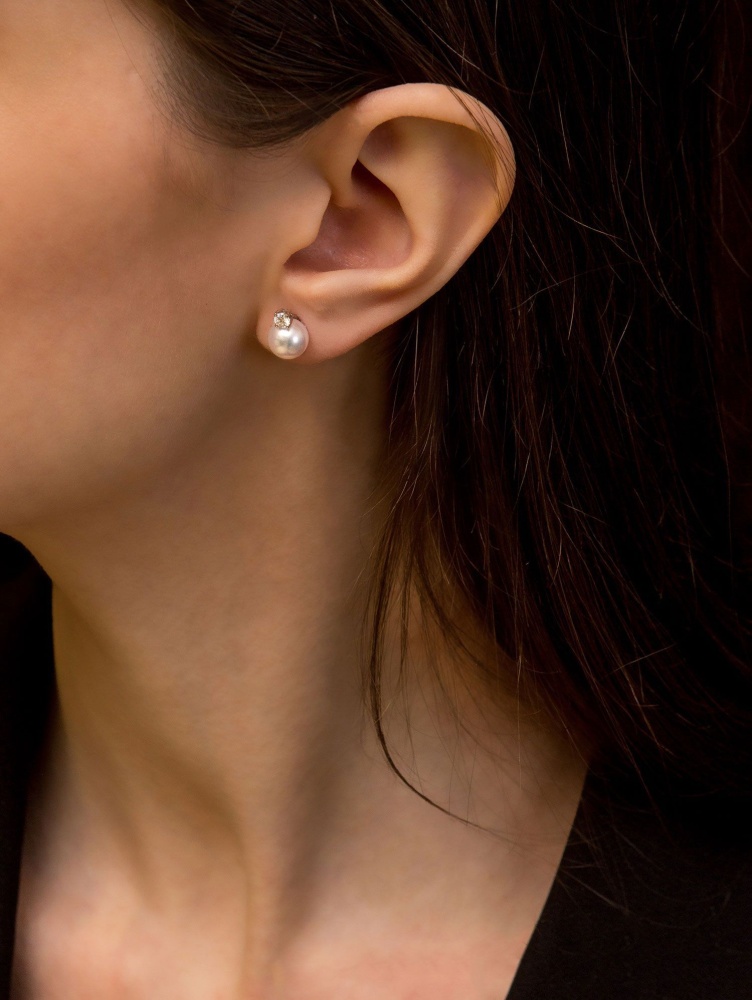 Серьги Mikimoto коллекция 2022-2023