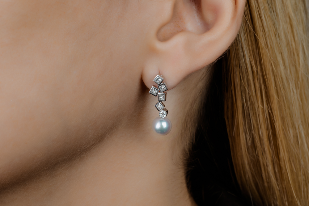 Серьги Mikimoto коллекция 2022-2023