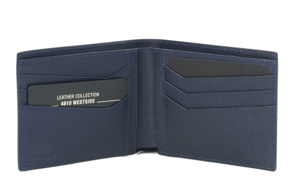 Бумажник Montblanc синий 