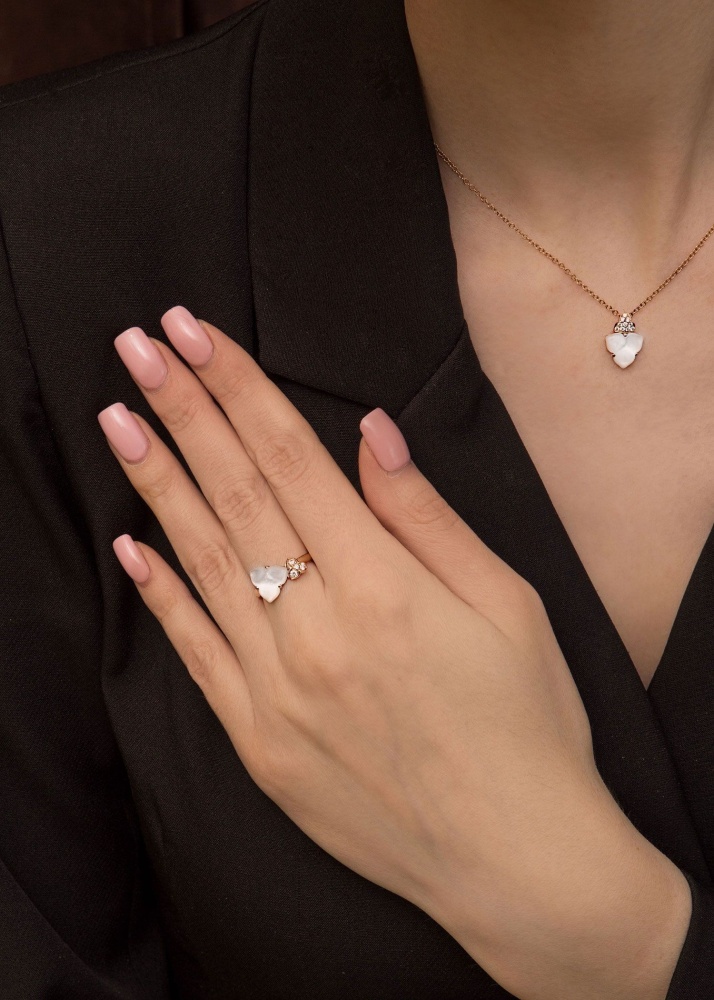 Кольцо Luca Carati Natura Madreperla коллекция 2022-2023