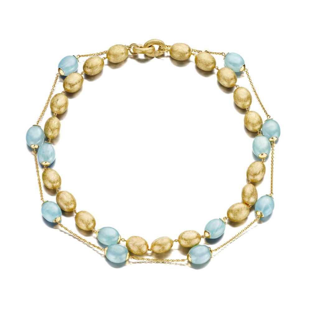 Браслет Nanis Dancing in the rain Aquamarine