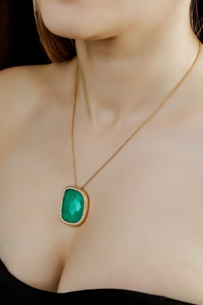 Колье Roberto Coin Black Jade коллекция 2022-2023