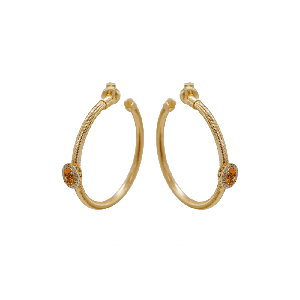 Серьги Ponte Vecchio Nobile citrine коллекция 2022-2023