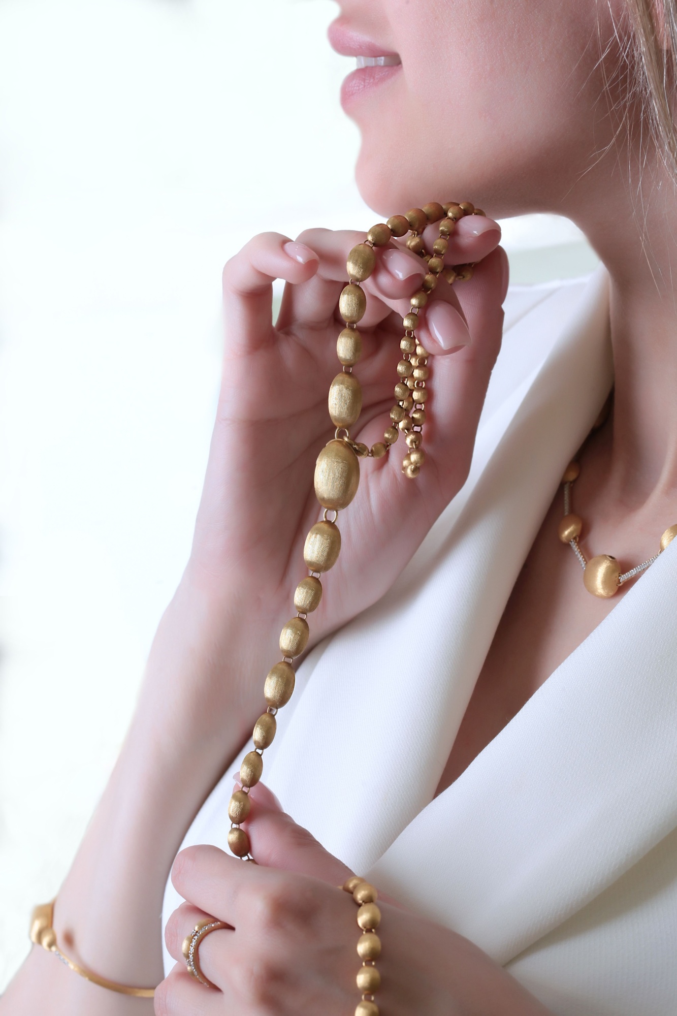 Колье Nanis Dancing in The Rain Gold коллекция 2022-2023