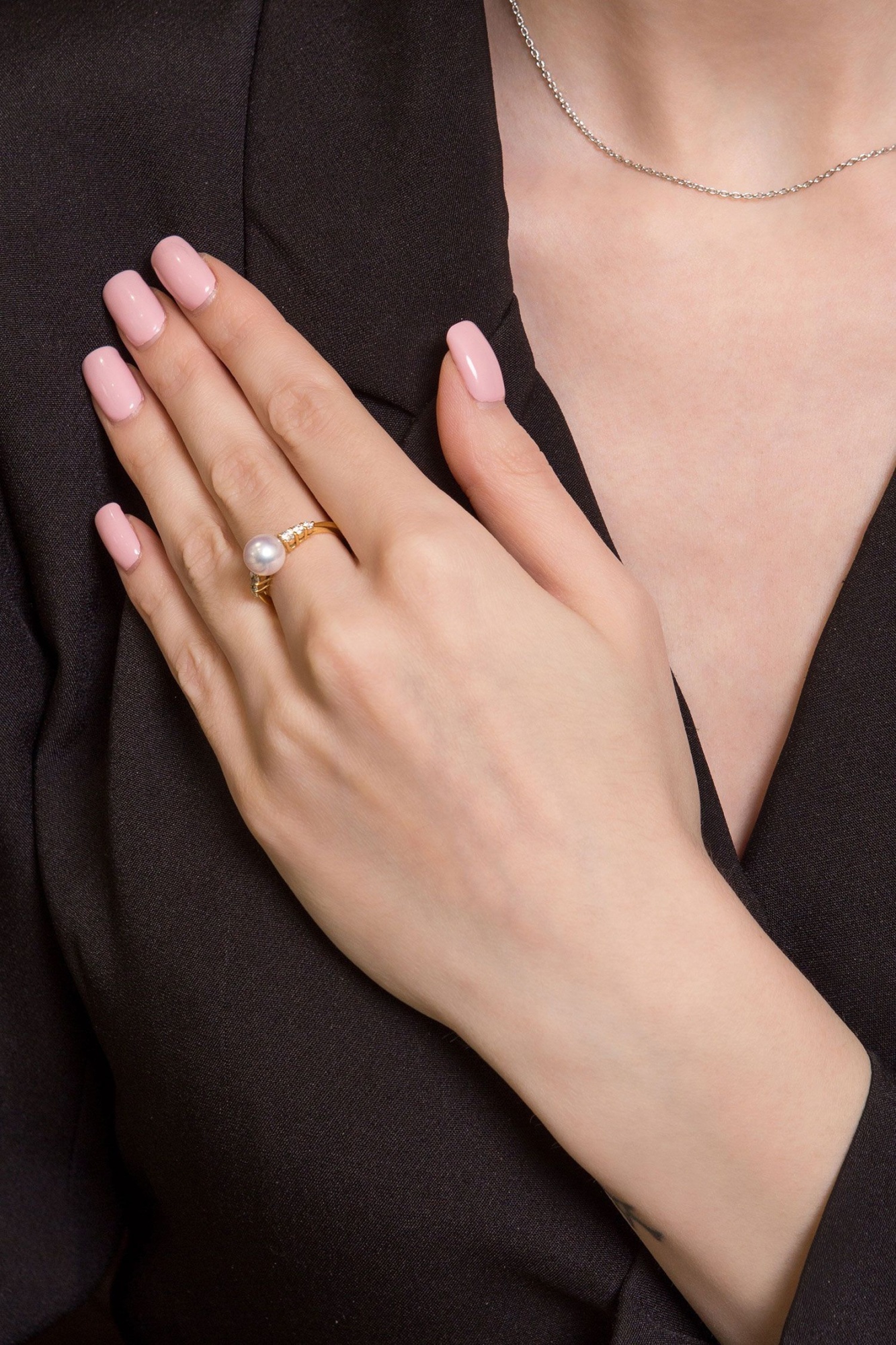 Кольцо Mikimoto Morning Dew коллекция 2022-2023